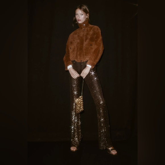 ZARA METAL APPLIQUÉ BUCKET BAG - Picture 7 of 17